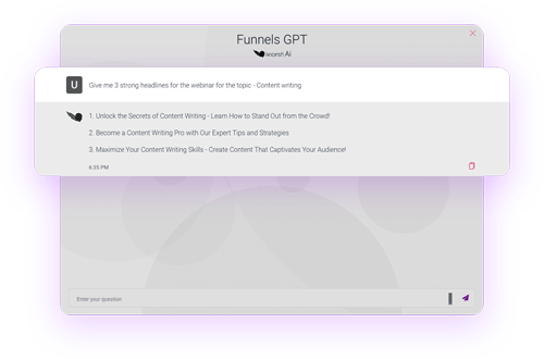 landing page funnelgpt