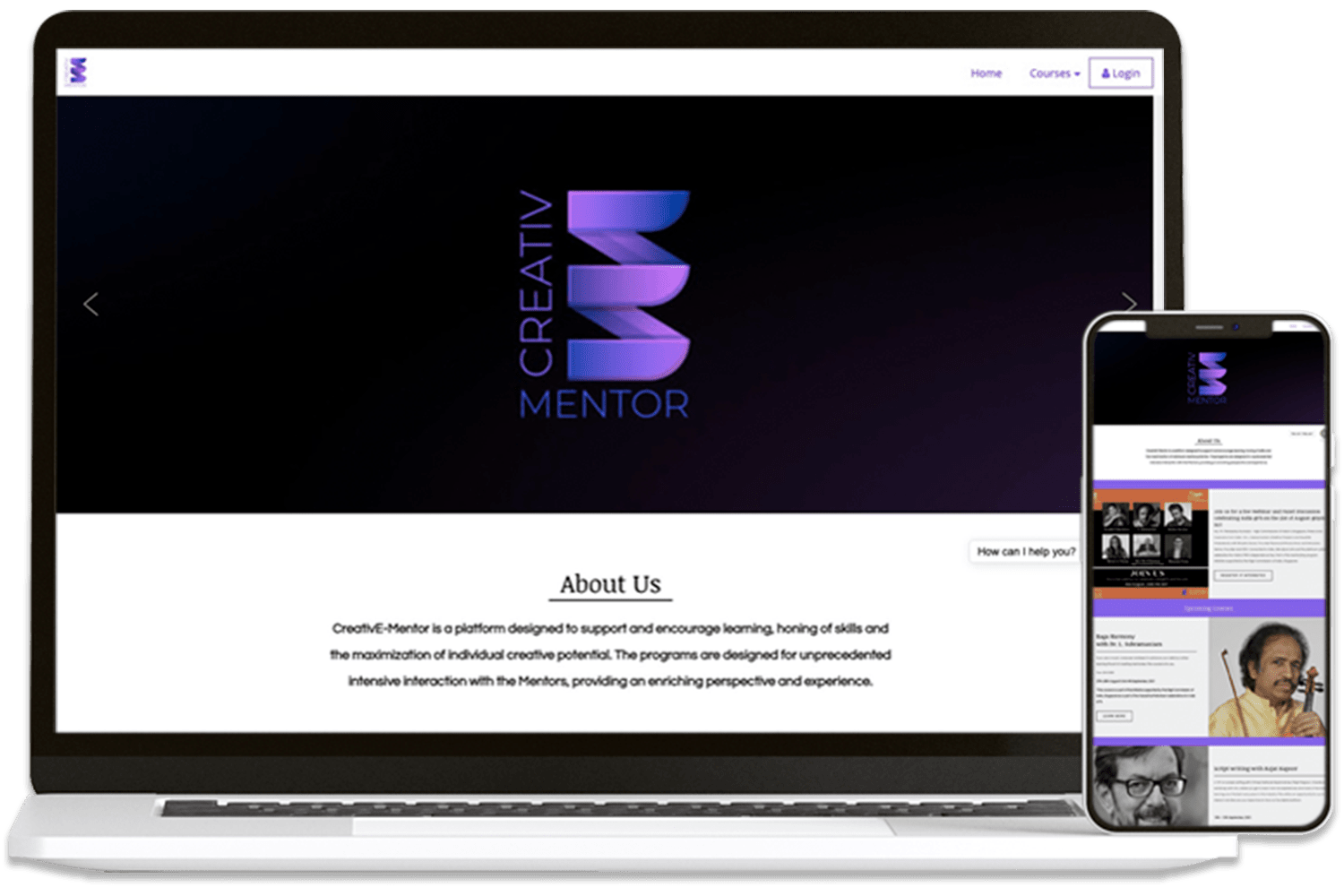 Creative Mentors Screenshort