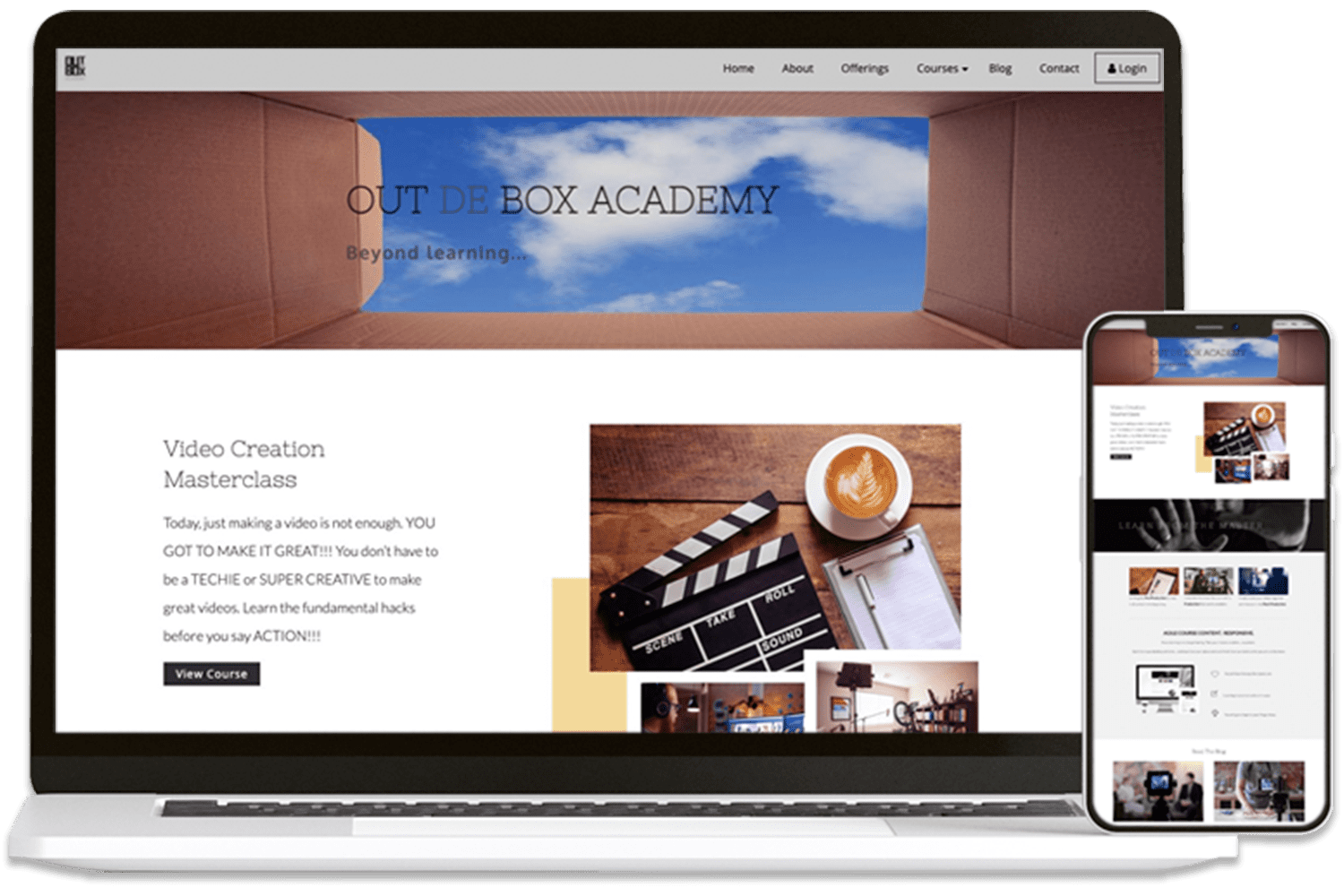 OutDeBox Academy Screenshort